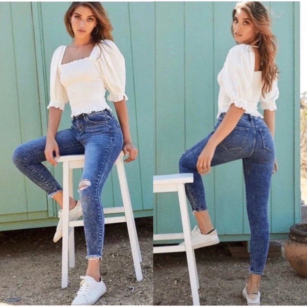 New✨LIZ • High Rise Ankle Skinny Jeans